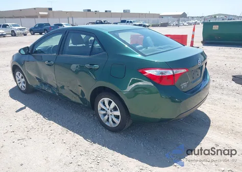2015 Toyota Corolla Le from USA, damaged, VIN 2T1BURHE4FC421008